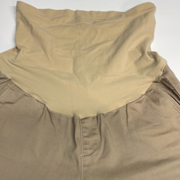 🌟🤰🏼Khaki maternity pants, over the bump - Picture 2 of 4